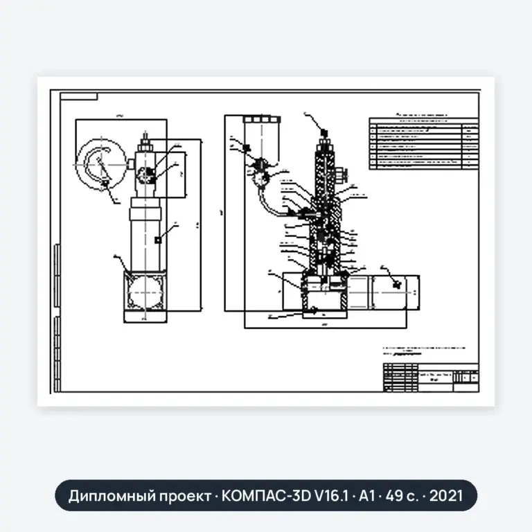 Дипломный проект: Форсунка КамАЗ-740
