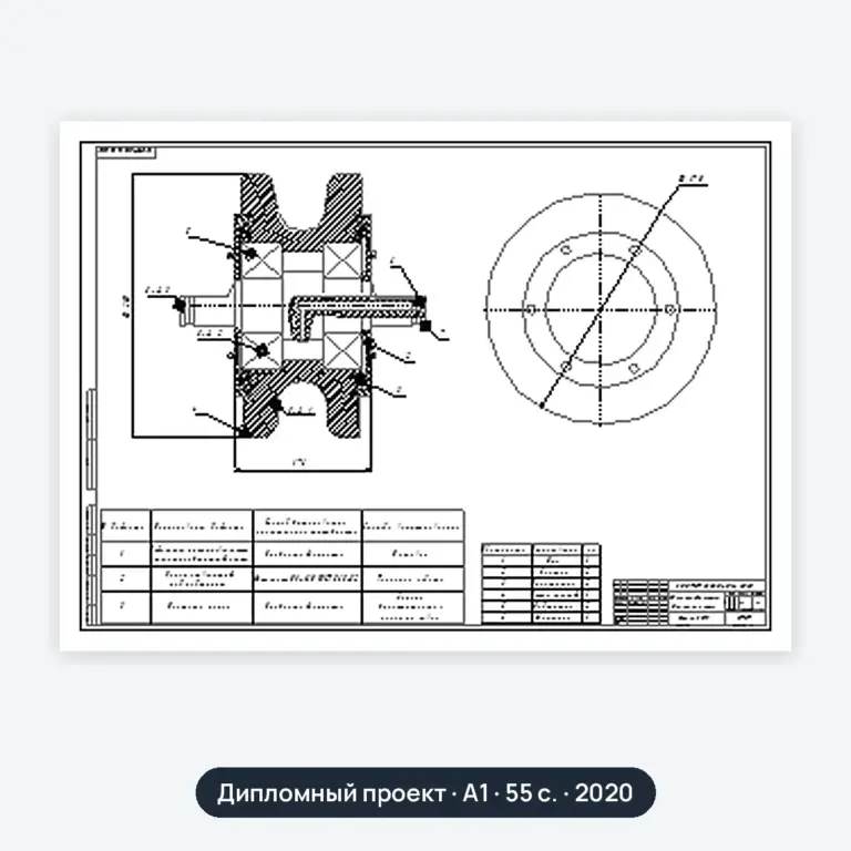 Дипломный проект: Опорный каток РДК-250