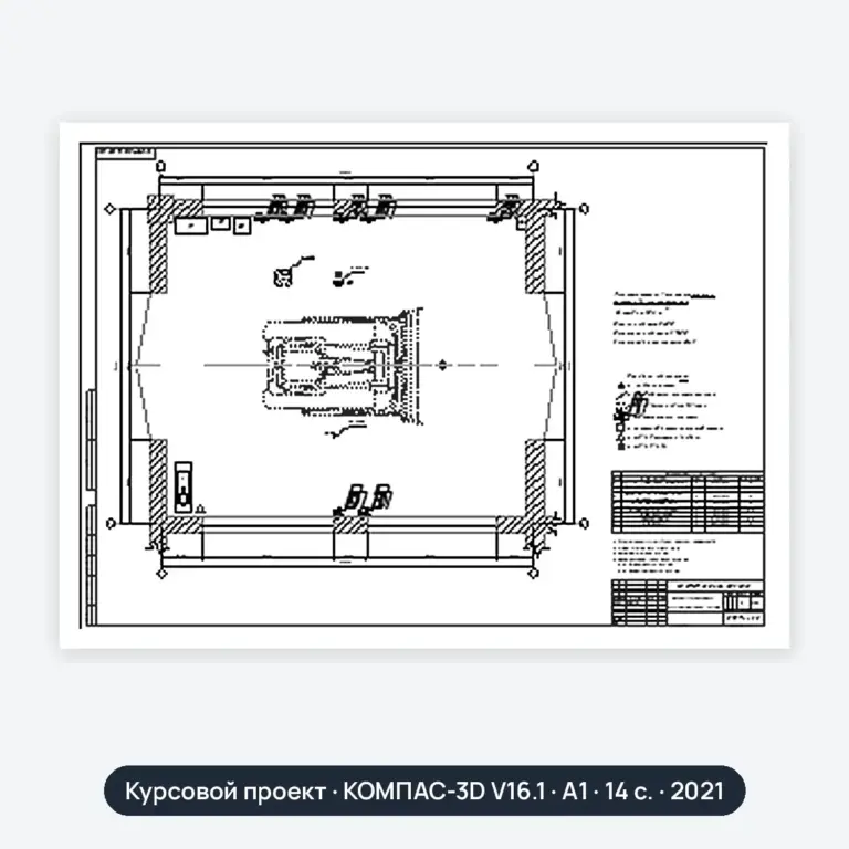 Курсовой проект: Планировка участка уборочно-моечных работ